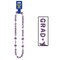 12 Pack Bulk Congrats Grad Graduation Party Bead Necklaces - purple